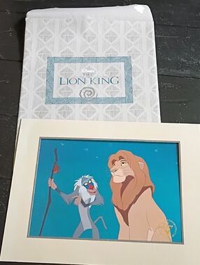 Disney The Lion King Exclusive Commemorative Lithograph 1995